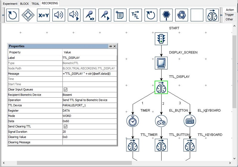 Experiment Builder - BioSemi Integration