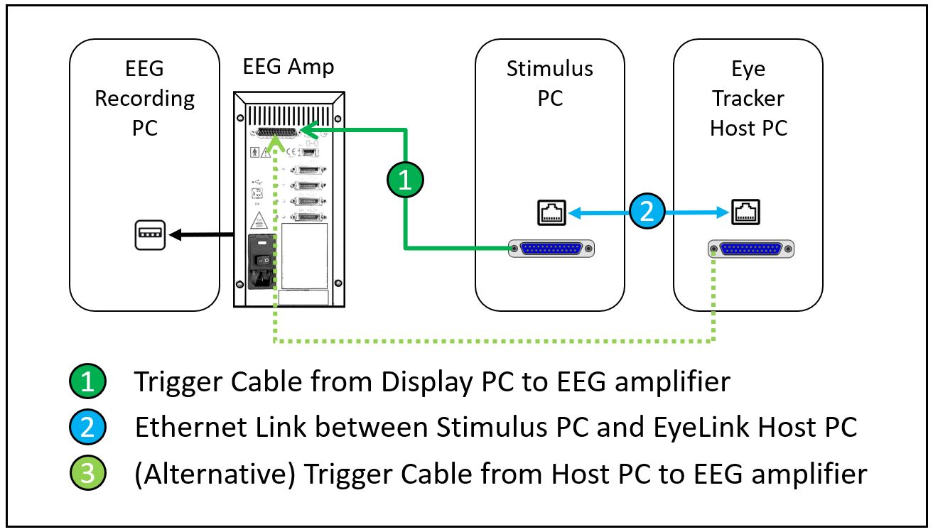 Combined TTL and Messaging for Eye Tracking - EEG Integration