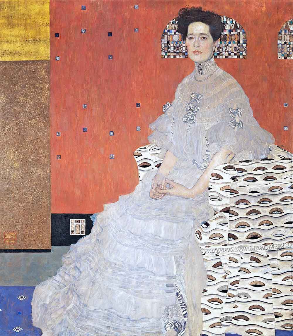 Gustav Klimt, Portrait of Fritza Riedler