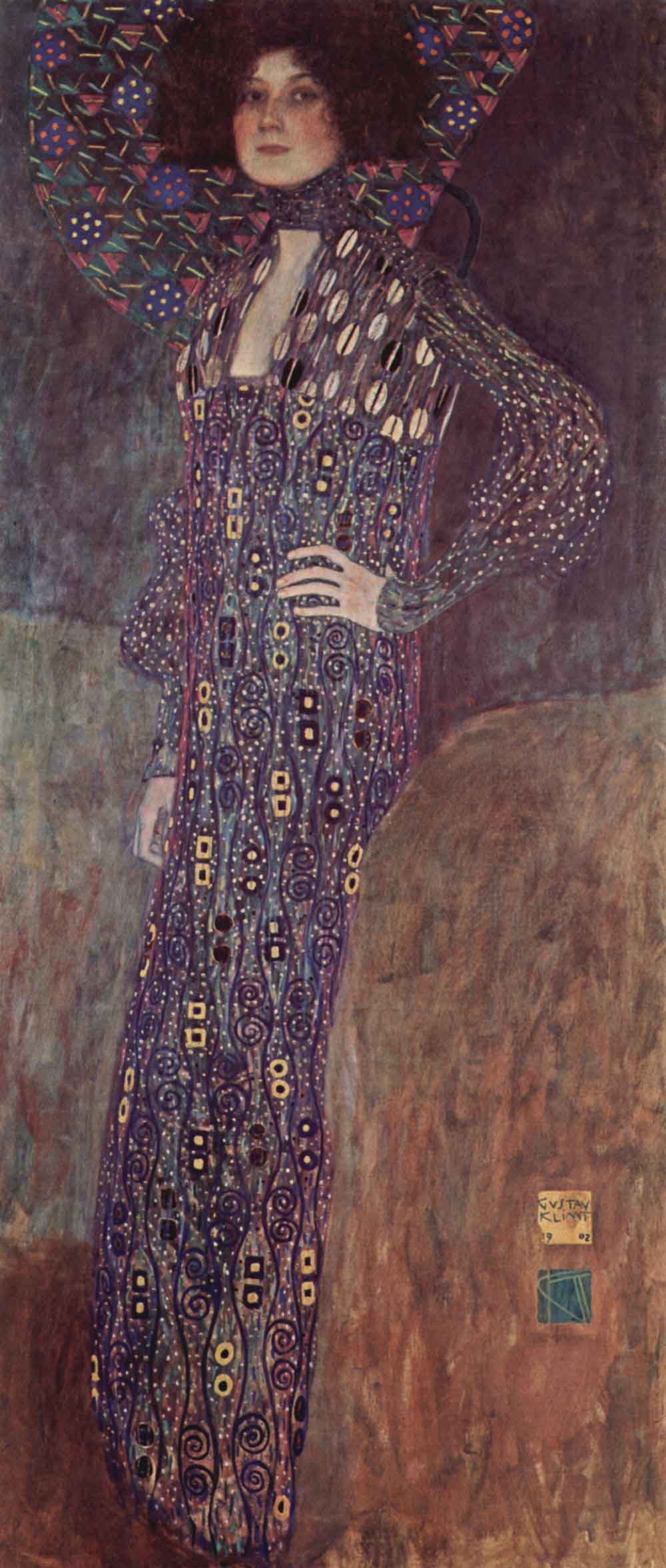 Gustav Klimt Portrait of Emilie Flöge