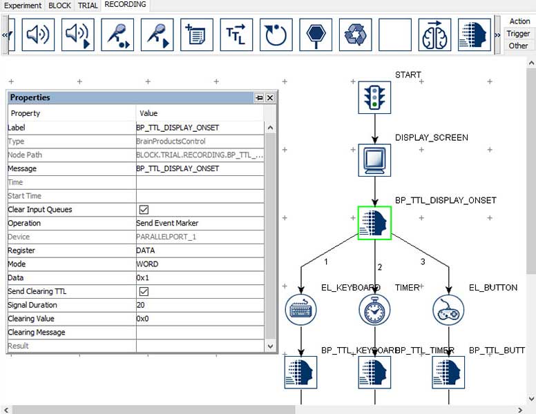 Brain Products Integration with Experiment Builder